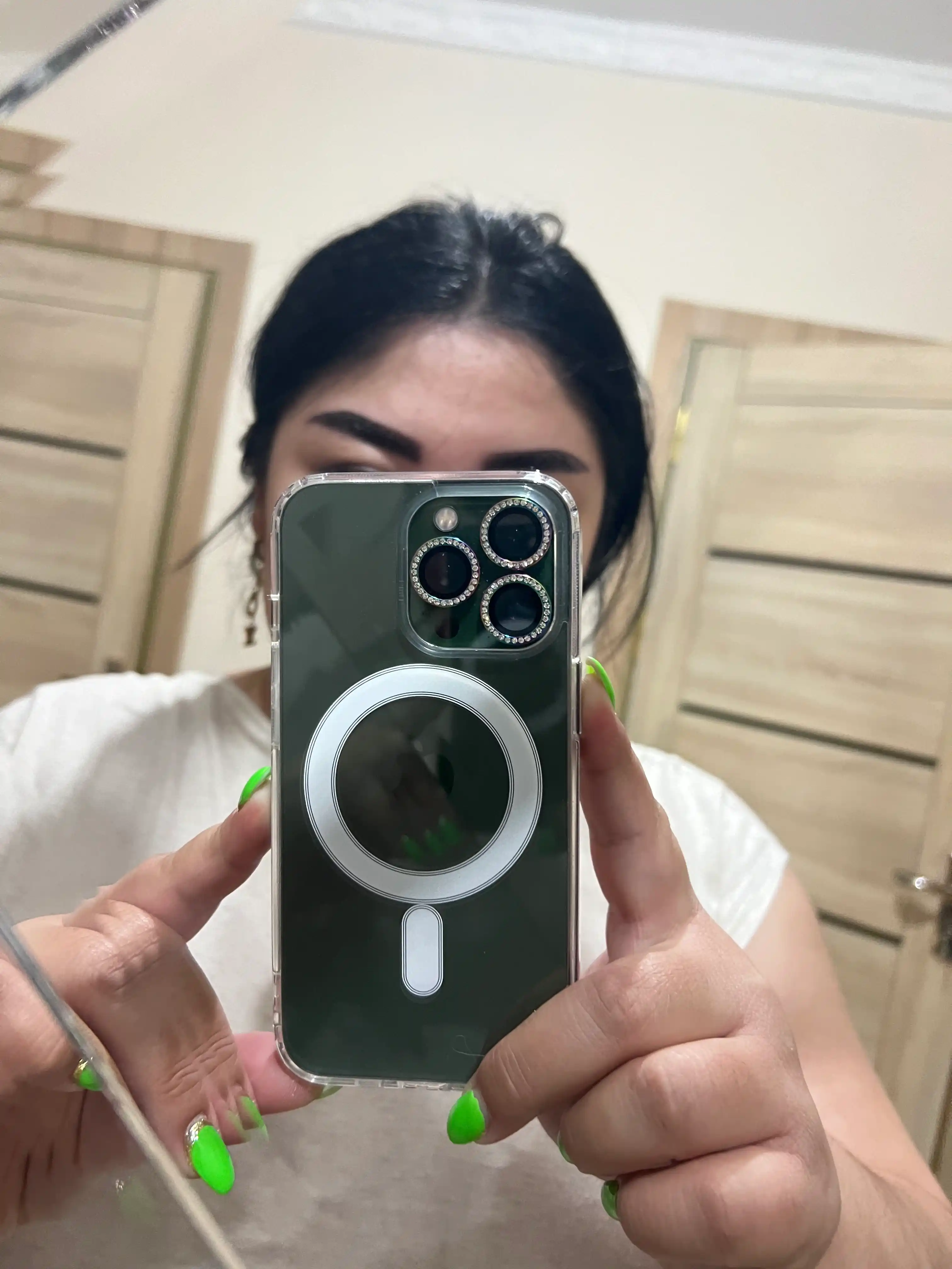 Защитные стекла, со стразами, для камеры iPhone 12, 13, 14 Plus Pro Max, 3 шт