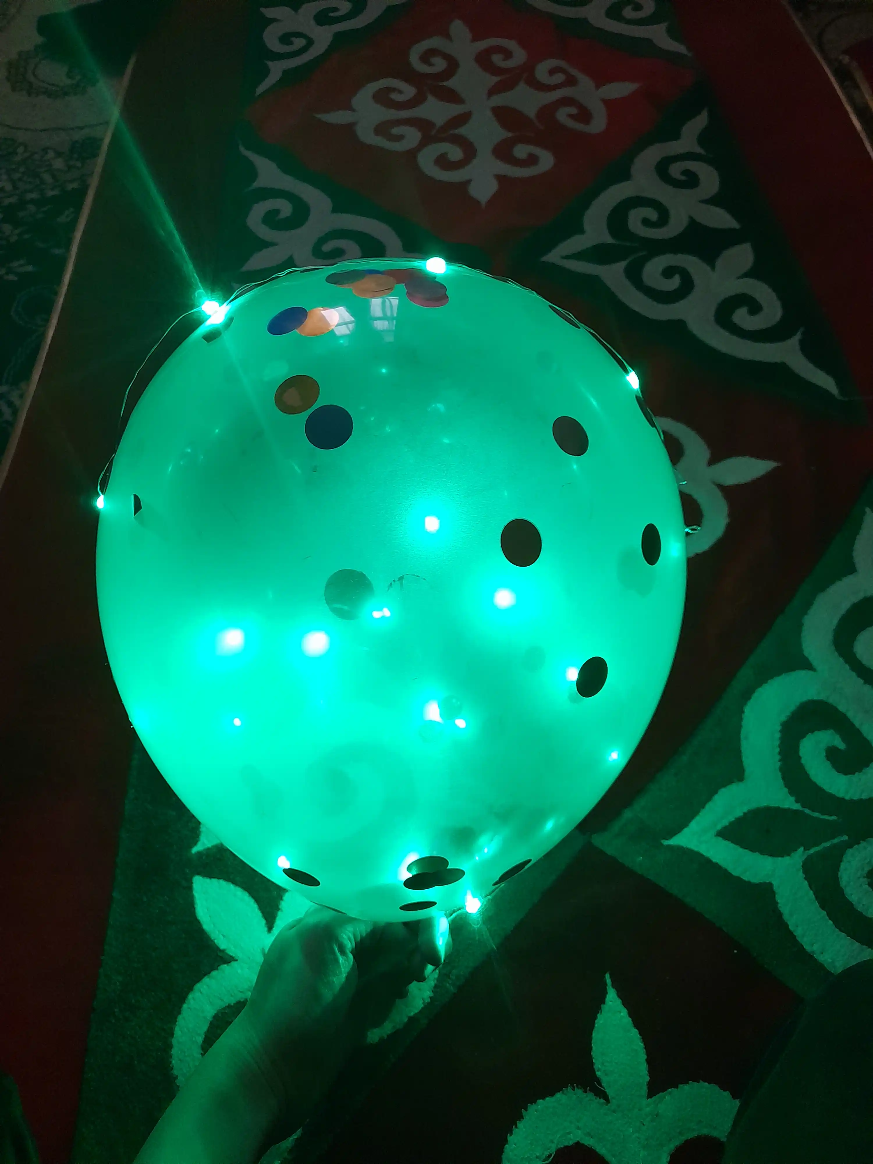 Led girlyanda Ramazom bayrami va uyning, ichki bezatish uchun, 1 m, 2 m, 3 m, 5 m, 10 m
