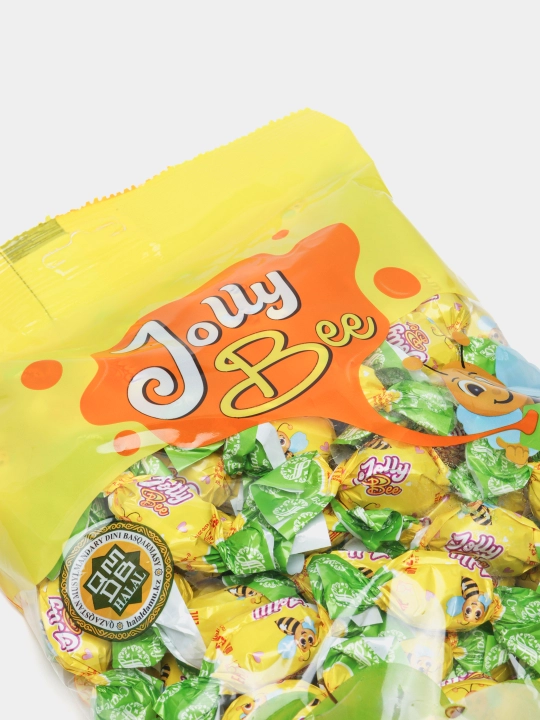 Конфеты желейные Jolly Bee, Яблоко-персик, 500 г