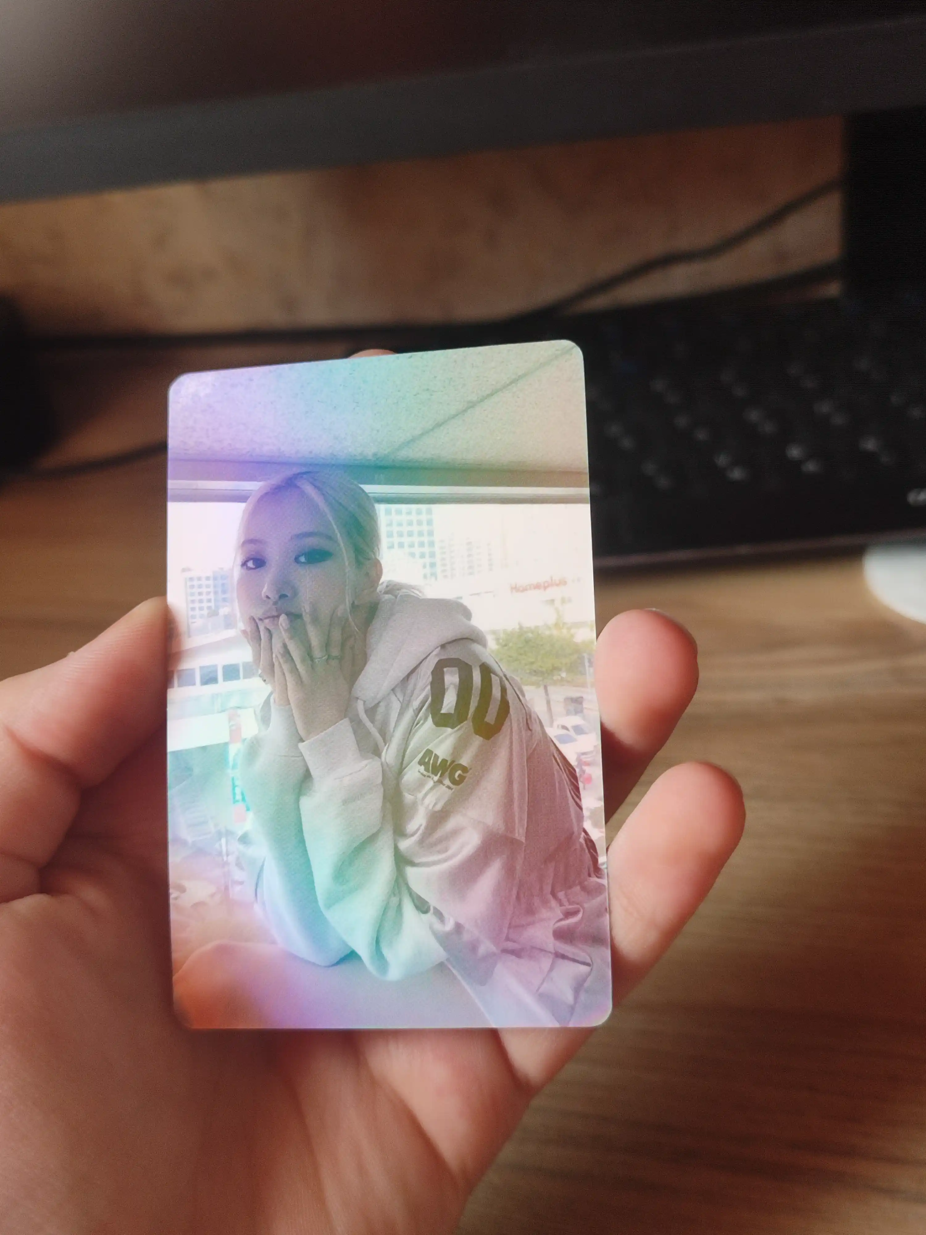 Глиттерные фотокарты с участниками группы Blackpink