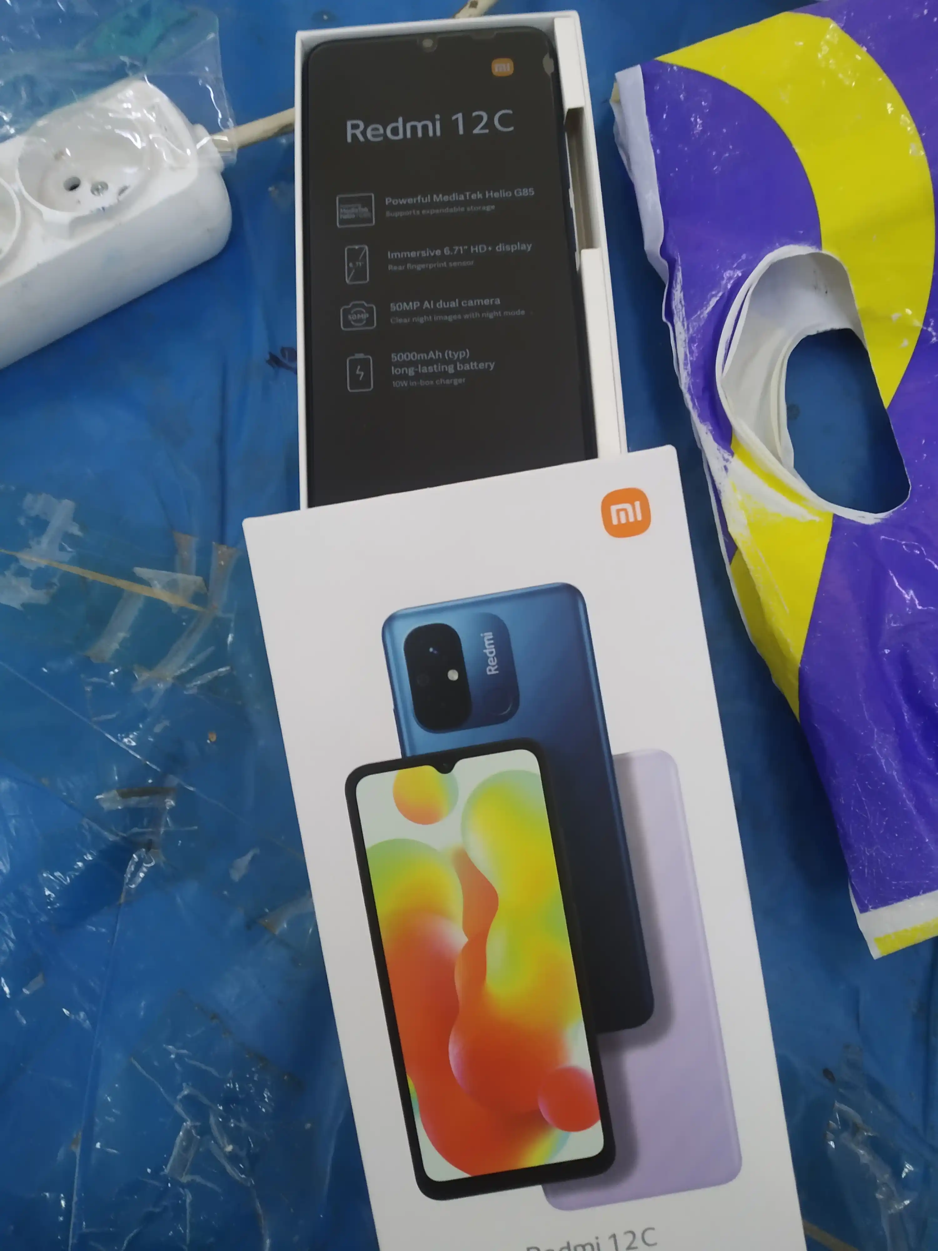 Смартфон Xiaomi Redmi 12C 4+128 ГБ, 4+64 ГБ, с основной камерой 50 МП