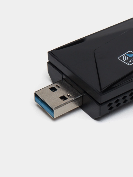 Адаптер, aнтенна, USB адаптер с поддержкой Wi-Fi, 1300 Мбит/с, 2.4/5 ГГц