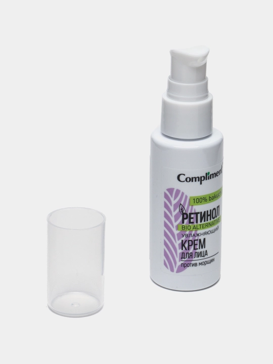 Retinol, namlovchi ajinlarga qarshi yuz uchun kremi Compliment, 50 ml