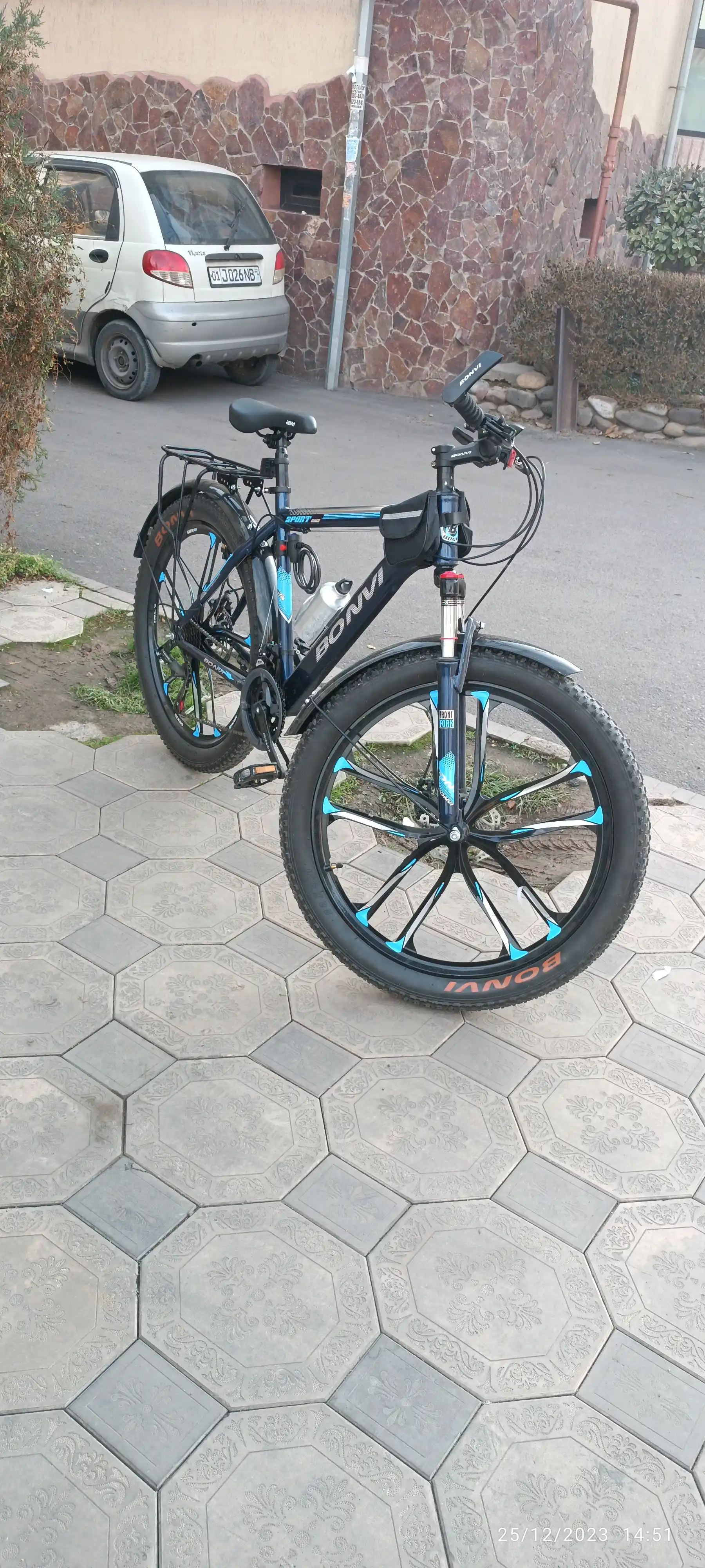 Велосипед Bonvi 26 3.0, Saka дисковый багажник ID:8959