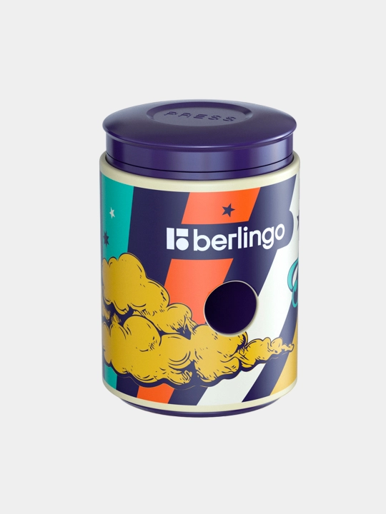 Точилка пластиковая Berlingo "Groovy" - 