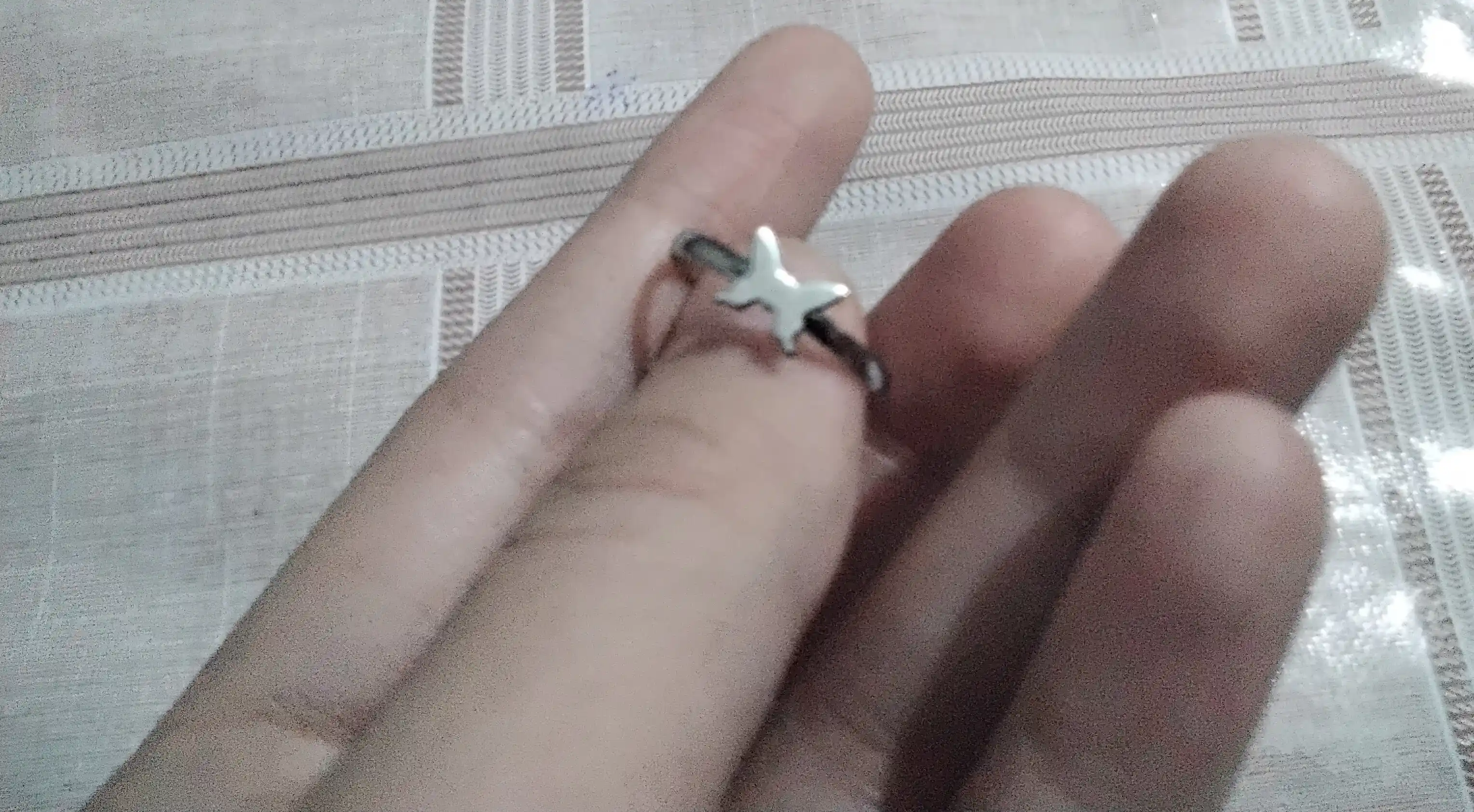 Кольца парные, с бабочками, 2 шт