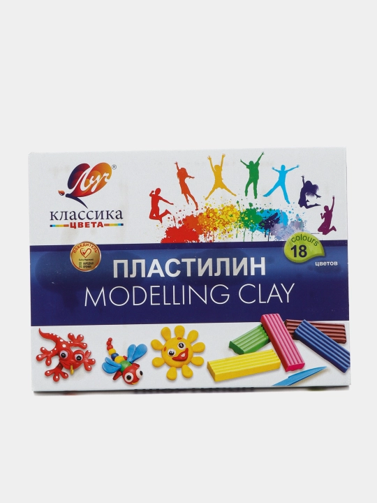 Классический пластилин для детей - Луч "Классика" 6, 8, 10, 12, 16, 18, 24, 32 и 40 цветов