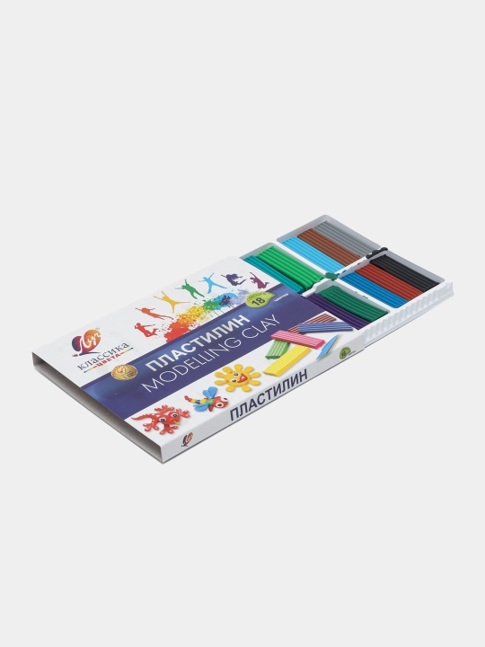 Классический пластилин для детей - Луч "Классика" 6, 8, 10, 12, 16, 18, 24, 32 и 40 цветов