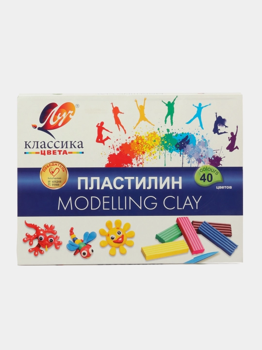 Классический пластилин для детей - Луч "Классика" 6, 8, 10, 12, 16, 18, 24, 32 и 40 цветов