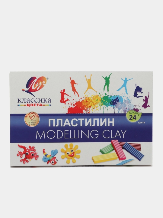 Классический пластилин для детей - Луч "Классика" 6, 8, 10, 12, 16, 18, 24, 32 и 40 цветов