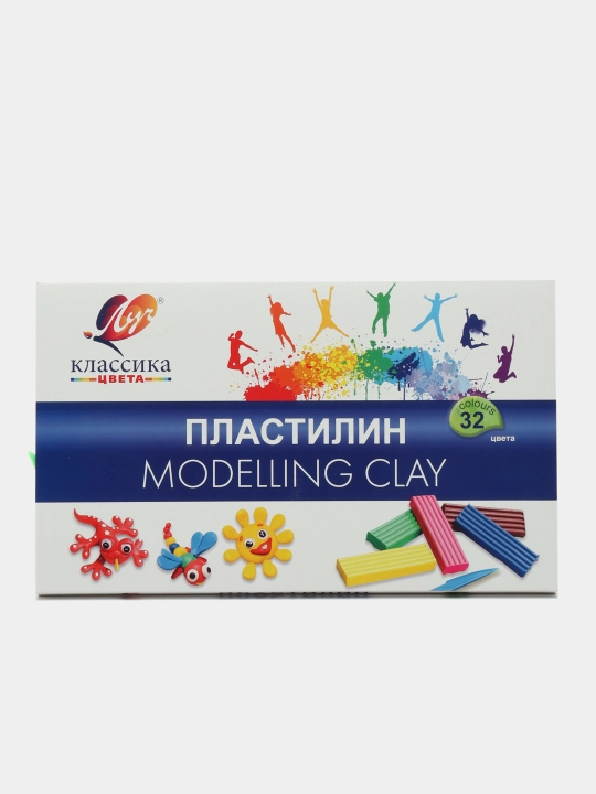 Классический пластилин для детей - Луч "Классика" 6, 8, 10, 12, 16, 18, 24, 32 и 40 цветов
