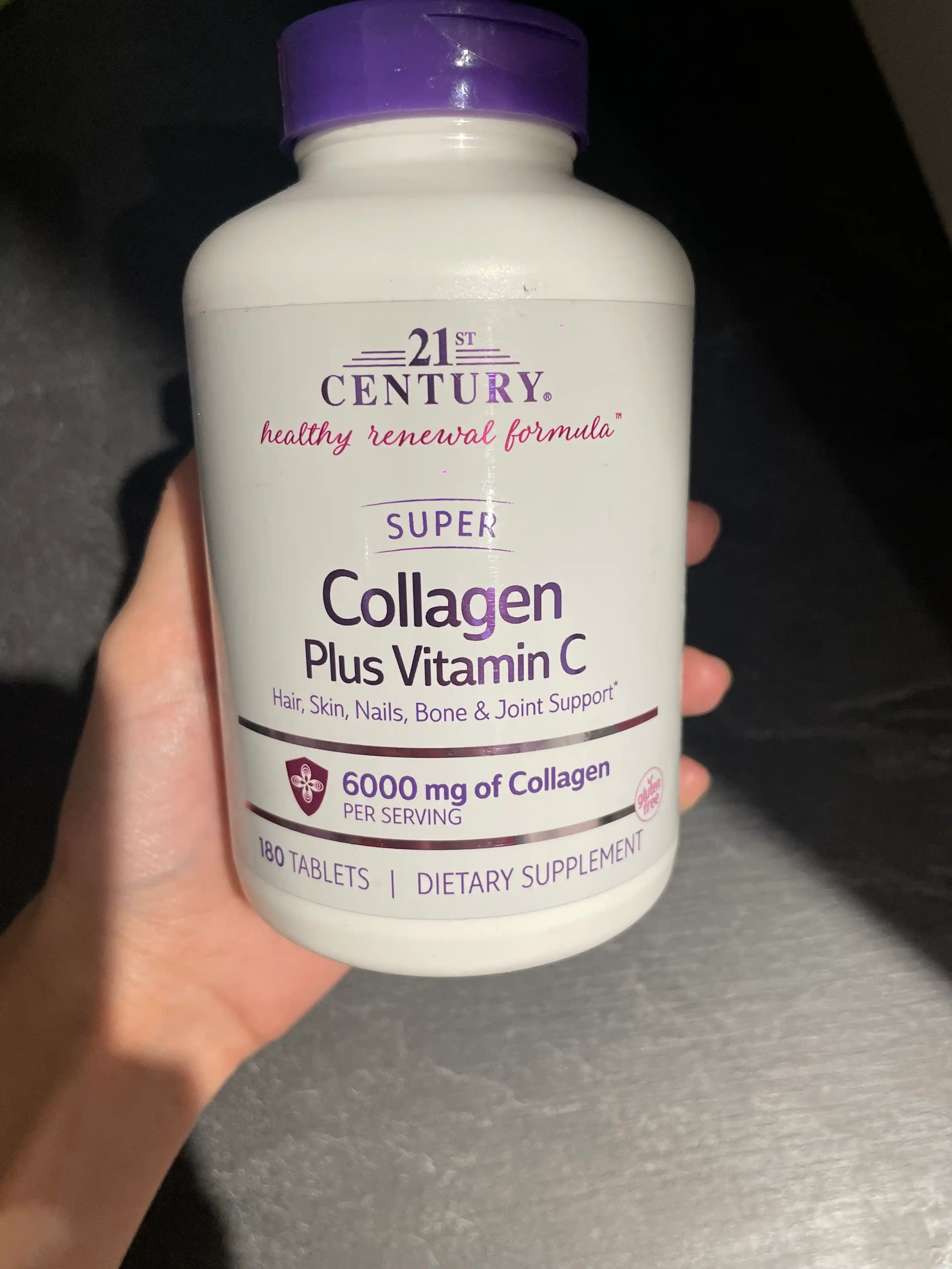 C vitamini bilan kollagen 21st Century, 6000 mg, 180 tabletka