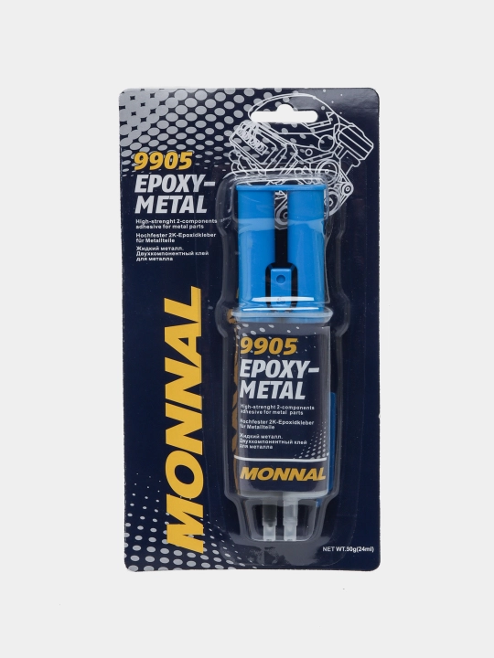 Epoksi qatroniga asoslangan ikki qismli elim, Monnal, Epoksi-Metal