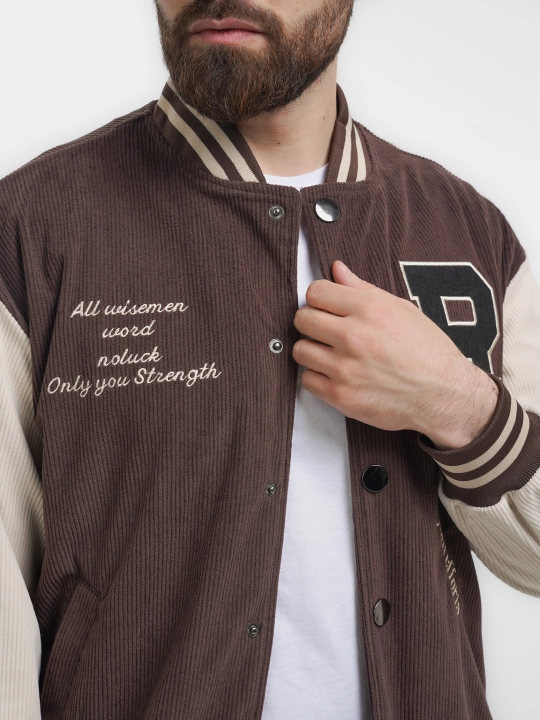 Бомбер вельветовый в стиле Америки 90-х, Urban authentic