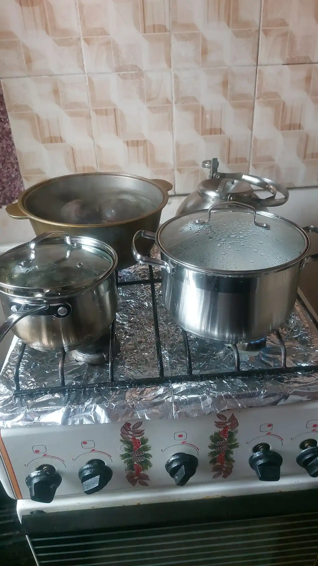 Алюминиевая фольга для газовой плиты, прочная, 50 * 60 см