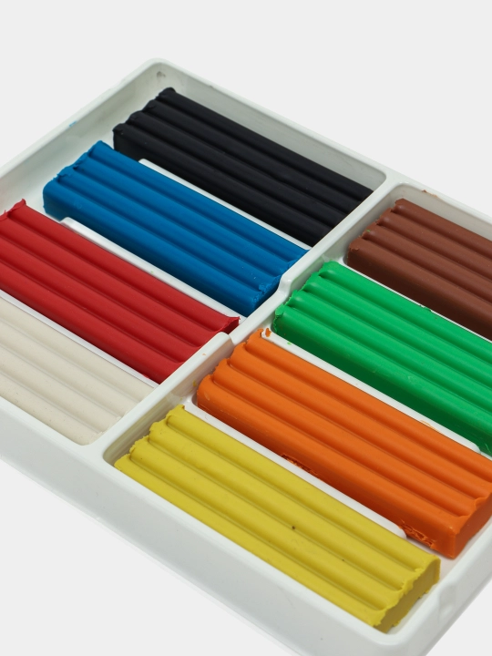 Bolalar uchun klassik plastilin - Луч "ZOO" 6, 8, 12, 16, 24 va 30 ranglar