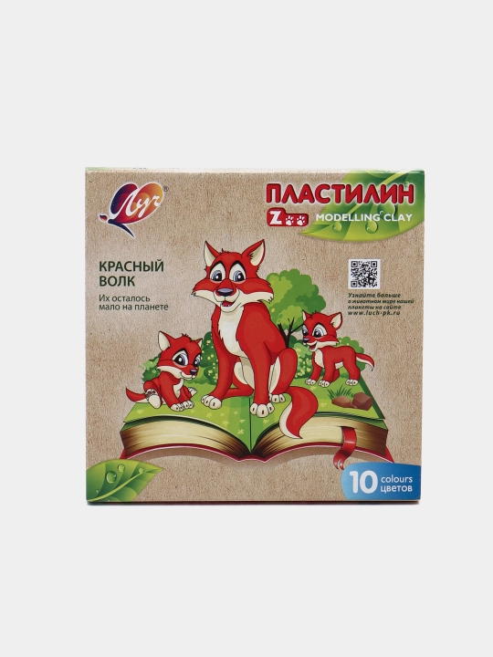 Bolalar uchun klassik plastilin - Луч "ZOO" 6, 8, 12, 16, 24 va 30 ranglar - 