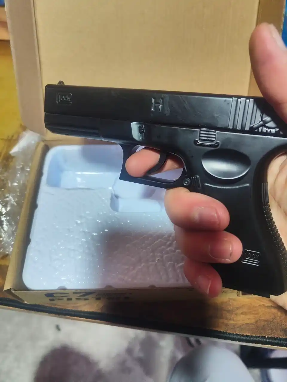 Металлический пистолет пневматический GLOCK K-33A, C2, K17A бластеры К 17А Макаров