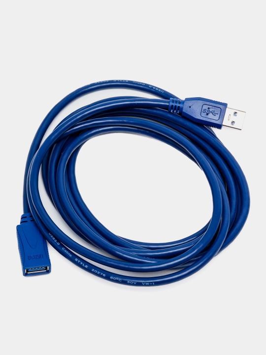 USB uzatma kabeli 3.0 USB A bardoshli ortiqcha, ma'lumot uzatish, 1.5 m / 3 m, 50 sm