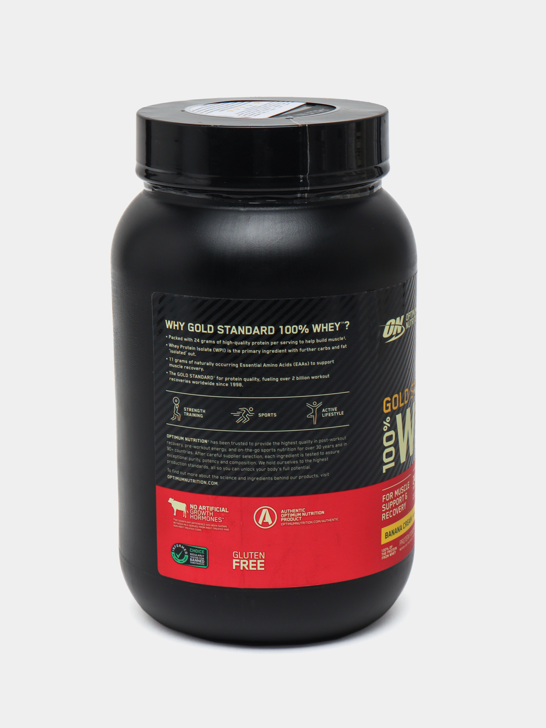 Американский протеин Whey Gold Standard, 907 гр, для набора мышечной массы, с BCAA 5.5 гр