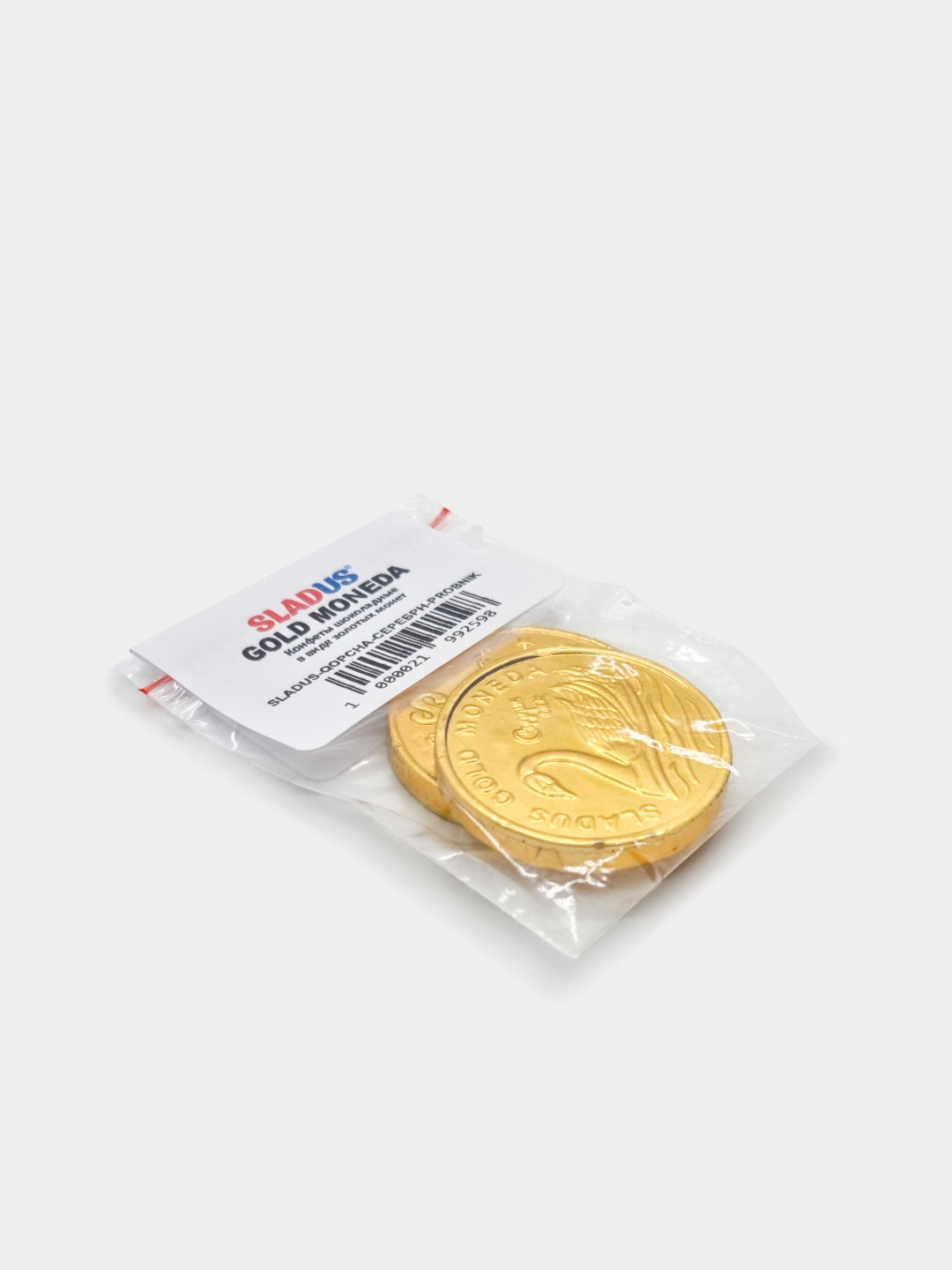 Шоколадные монеты Sladus Gold Moneda, в мешке 15, 20, 25 золотых монет ...