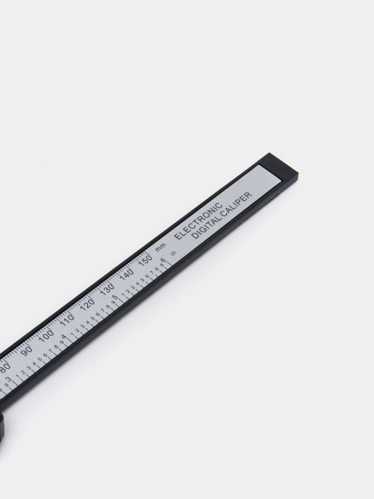 Kaliper elektron raqamli LCD displeyli chuqurlik o'lchagich funktsiyasi bilan, 150 mm