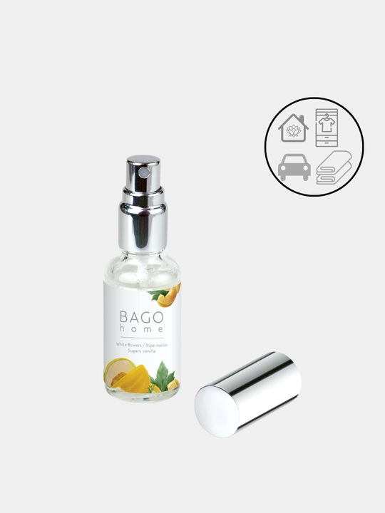 Tabiiy xushbo'y diffuzor BAGO home, 50 ml + sprey 30 ml, uy uchun