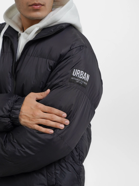 Ikki zamokli va qalpoqli qishki kurtka, Urban authentic