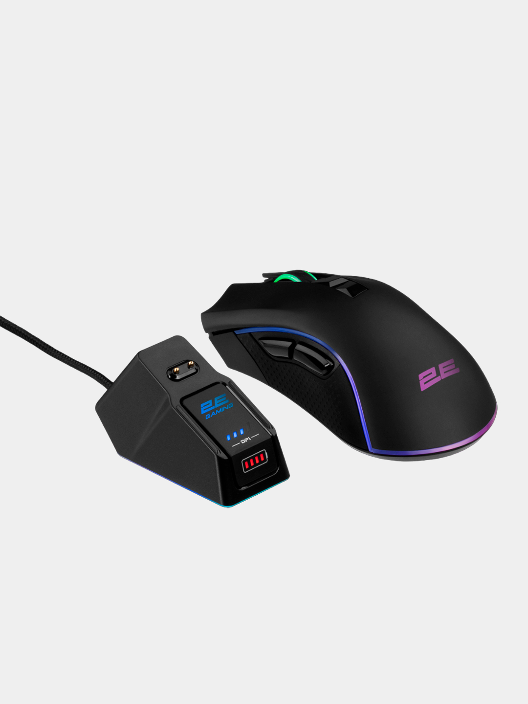 Беспроводная игровая мышка 2E Gaming MG340 WL, с RGB-подсветкой, 2E ...