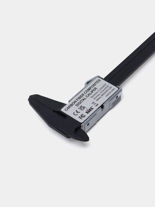 Kaliper elektron raqamli LCD displeyli chuqurlik o'lchagich funktsiyasi bilan, 150 mm