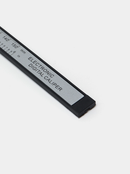 Kaliper elektron raqamli LCD displeyli chuqurlik o'lchagich funktsiyasi bilan, 150 mm