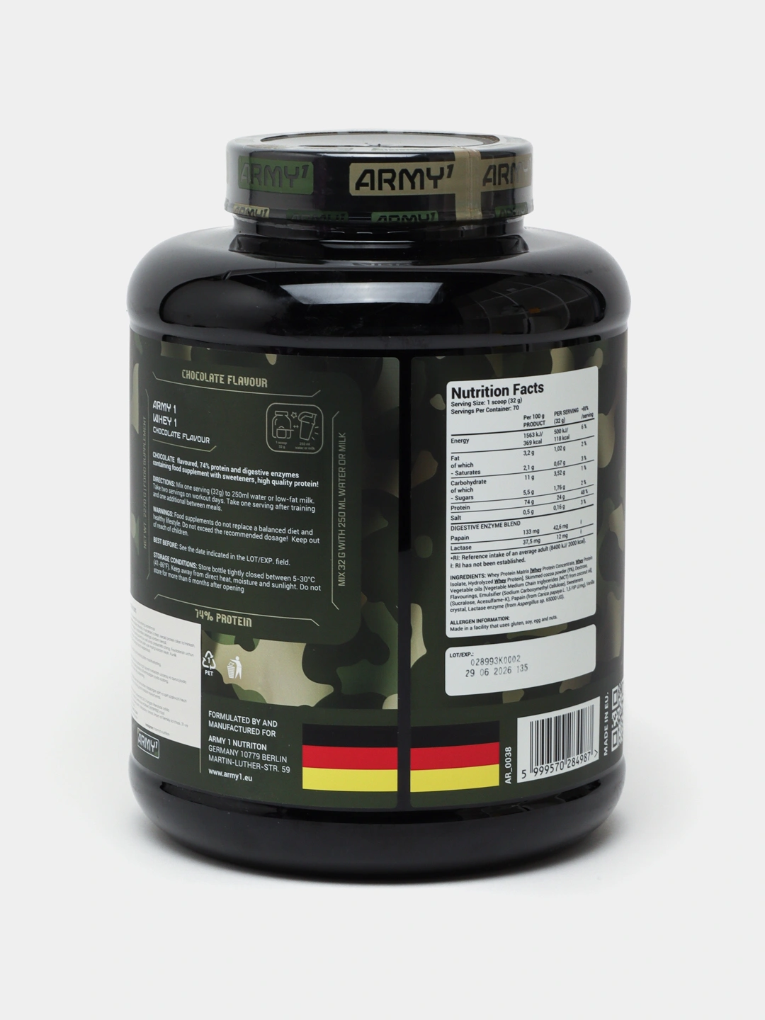 ARMY Whey Protein для набора сухой мышечной массы, 70 порций за 789000 ...