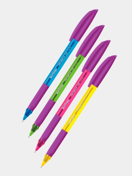 Набор шариковых ручек Berlingo "Triangle 110 Color" ассорти - 