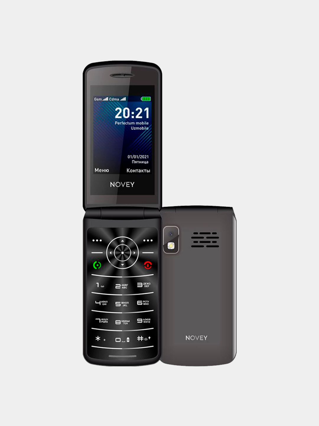 Мобильный сотовый телефон NOVEY Z1+, поддерживает GSM и CDMA стандарты SIM  одновременно купить по низким ценам в интернет-магазине Uzum (861690)