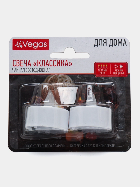 Svetodiod elektron shamlar, jonli alangani taqlid qiluvchi, interyer uchun, Vegas