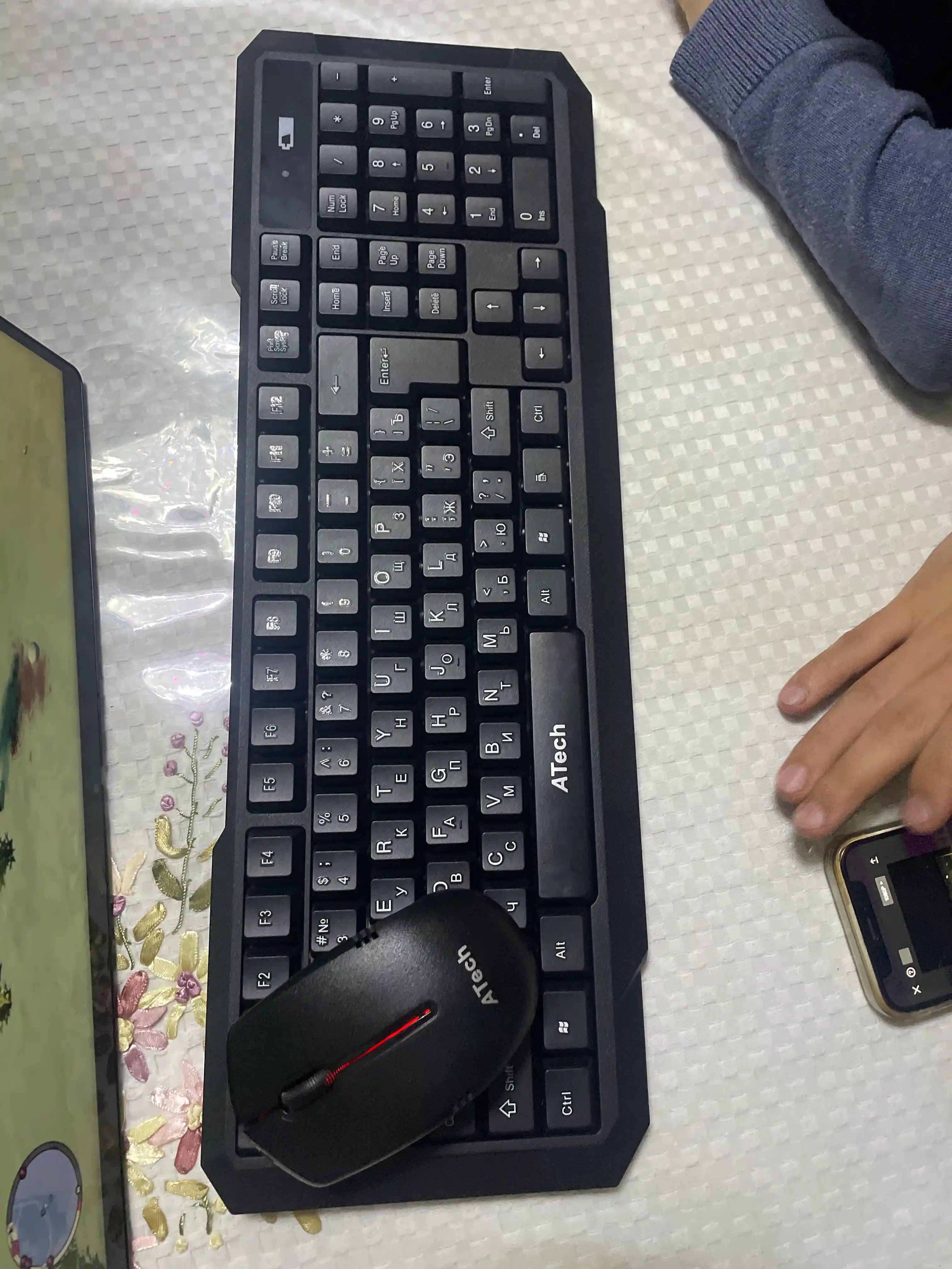 Комплект из клавиатуры и мышки ATECH G300