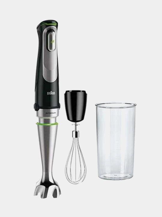 Braun MQ9175XL MultiQuick 9 qoshib olinadigan blender, 1200 Vt, 2 litr kombayner