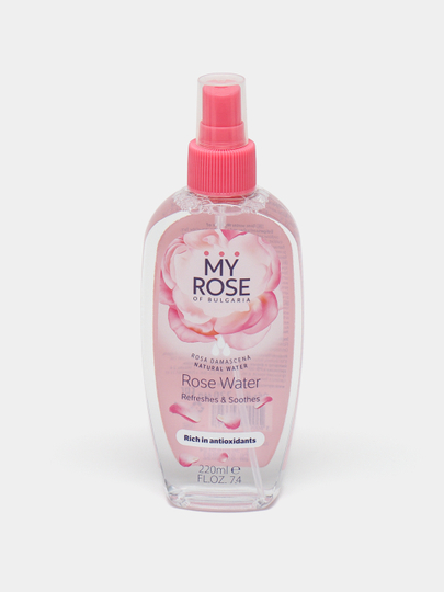 Мицеллярная розовая вода для лица My Rose, 220 мл - 