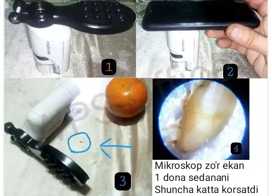 Микроскоп для детей, набор для опытов и исследований, игрушка развивающая