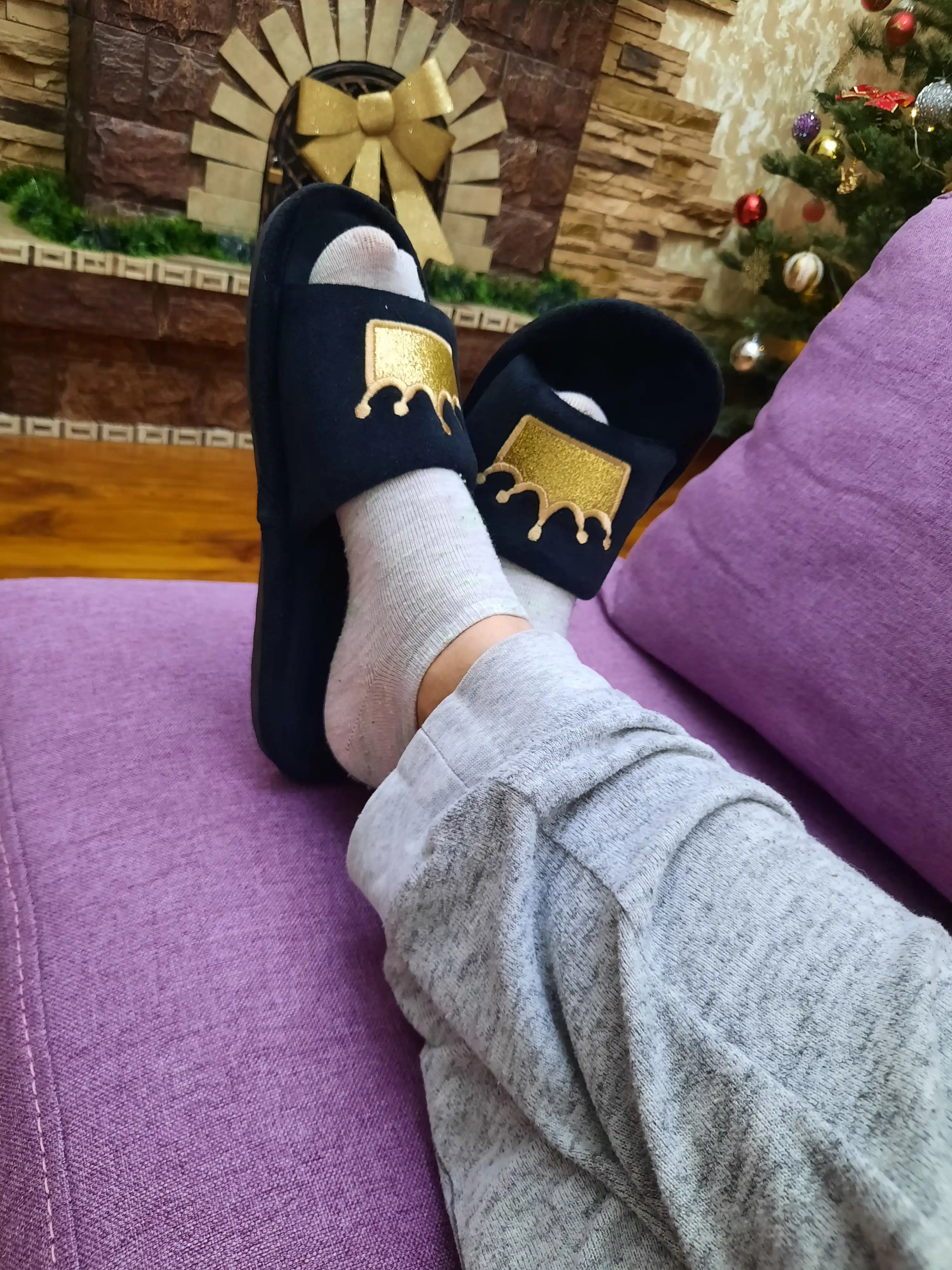 Ayollar uy shippaklari, yumshoq, ochiq barmoqli