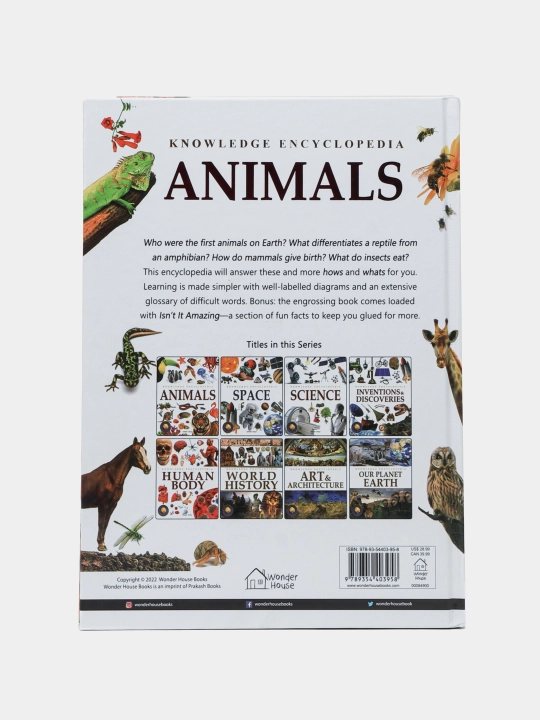 Knowledge Encyclopedia Animals, Inventions Discoveries, Human Body