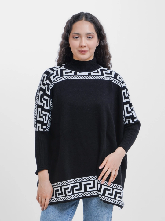 Sviter, ayollar uchun, doloman yengi  - 