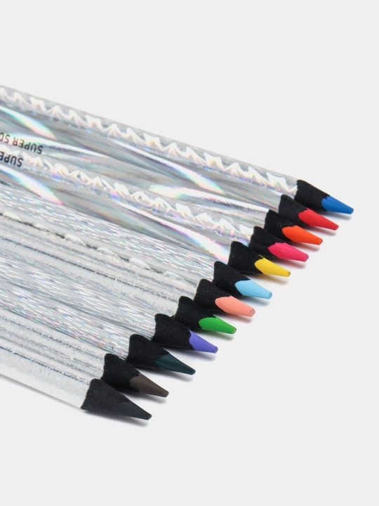 Rangli qalamlar Berlingo "SuperSoft, Starlight", 12 ta rang
