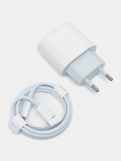 Зарядка для iPhone блок Type-C, PD, кабель Type-C/Lightning, 20w/25w/35w