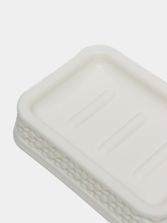 Plastik sovun idishi, turli xil ranglar Plast Team, 130 * 90 * 30 mm