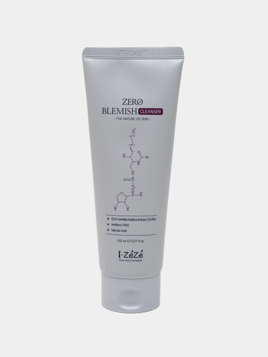 IZEZE Пенка для умывания, для проблемной кожи Zero Blemish Cleanser, 150 мл - 