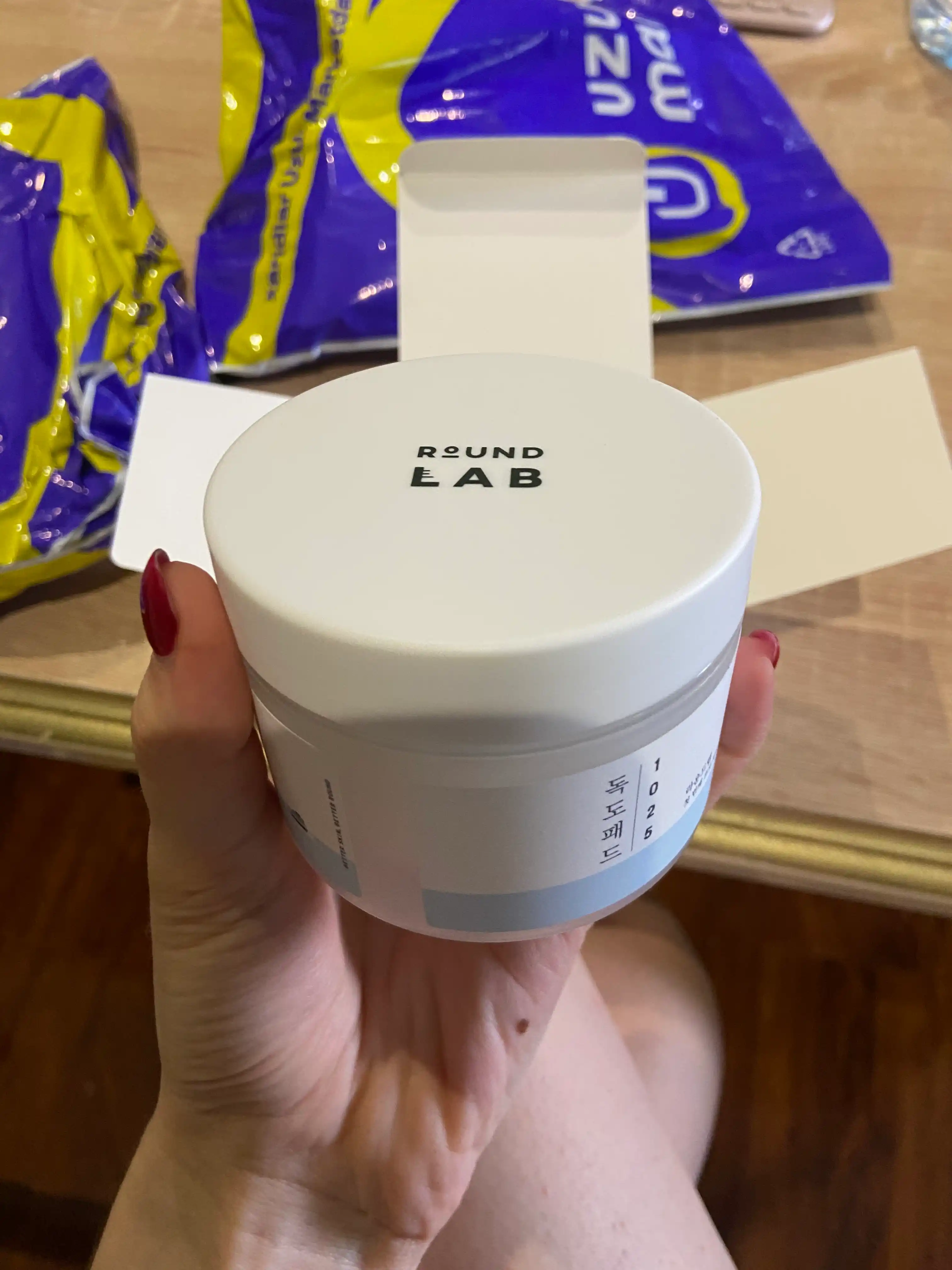 Dengiz suvli mayin shilib yangilovchi pedlar Round Lab 1025 Dokdo Pad, 120 g