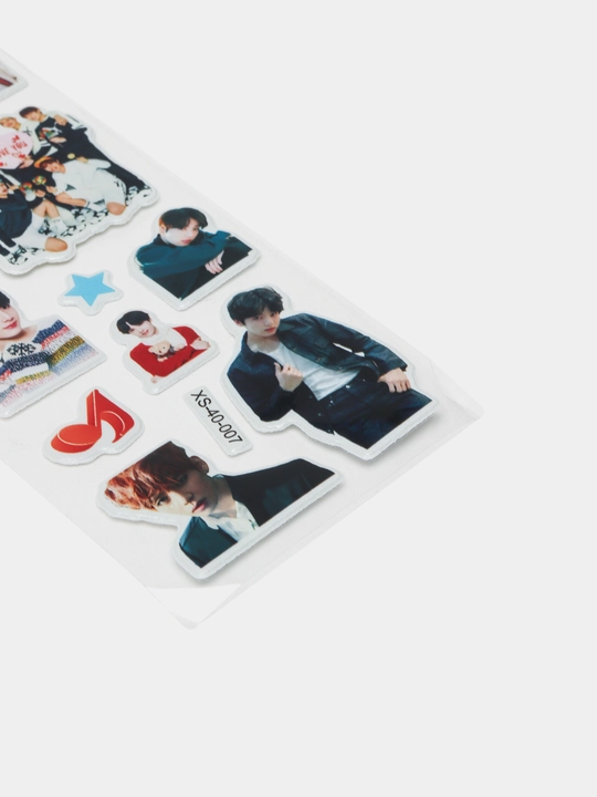 Stikerlari "BTS", 1 varaqda 12 ta stiker