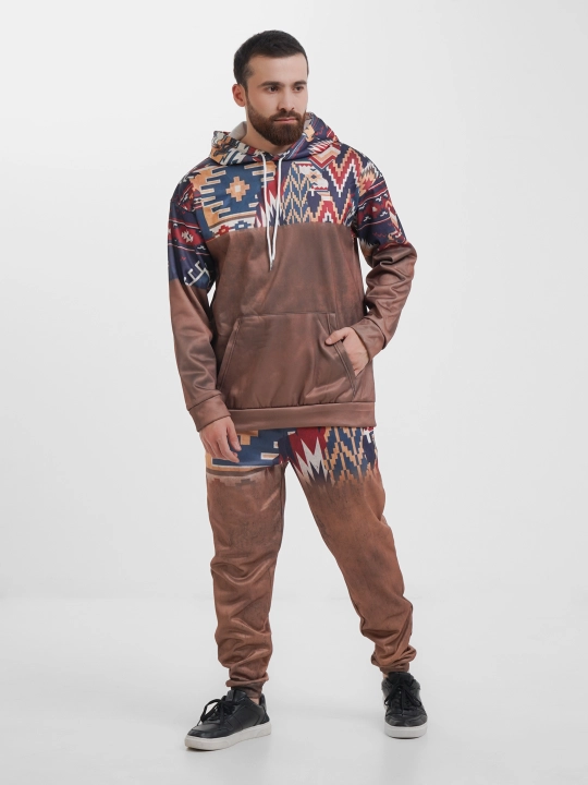 Xudi to'plami, izolyatsiyalangan, bosma, katta o'lchamli, uniseks, mikrofiber, kapyushonli - 