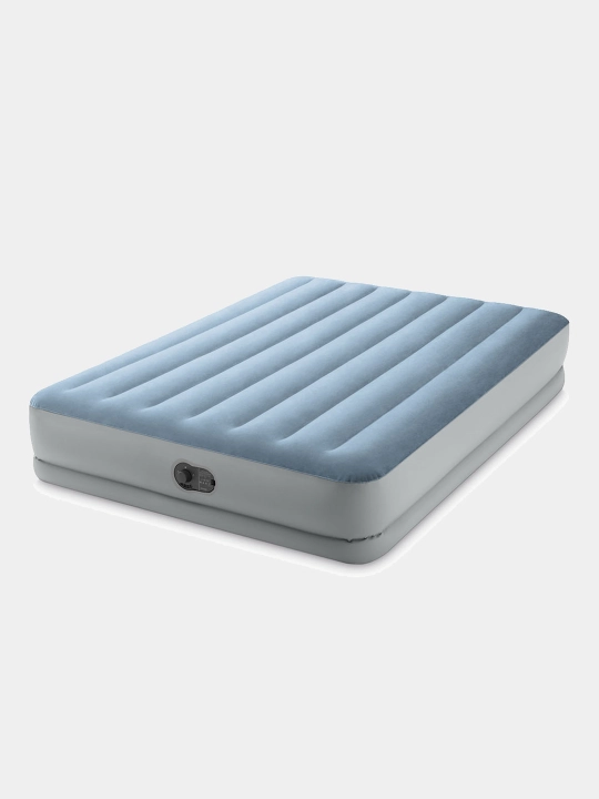 Puflanadigan ikki kishilik matras, o'rnatilgan nasos USB, 152 * 203 * 36 sm, Intex 64159
